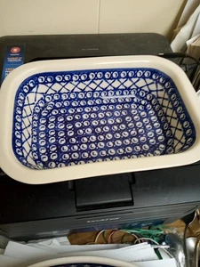 Plato para hornear rectangular Boleslawiec cerámica polaca Venus 10" x 7"  - Imagen 1 de 4