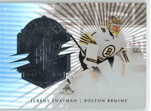 2024-25 Upper Deck SPX FINITE Jeremy Swayman 992/999 - Bild 1 von 2