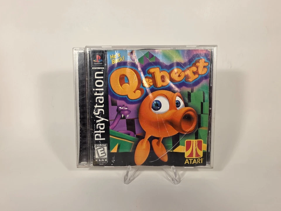 PS1 Q-Bert CIB Untested - Image 1 of 2