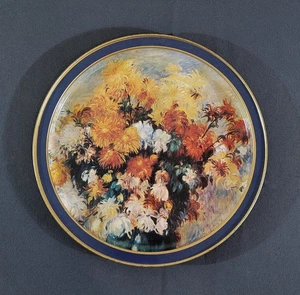 Vintage SUNSHINE BISCUITS Inc. Metal Tray Renoir's "Bouquet of  Chrysanthemums" - Picture 1 of 3