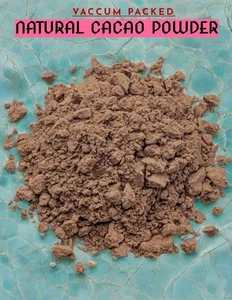 NATURAL CACAO POWDER PURE PREMIUM RAW 100% NATURAL SUPERFOOD VACCUM PACKED - Picture 1 of 1