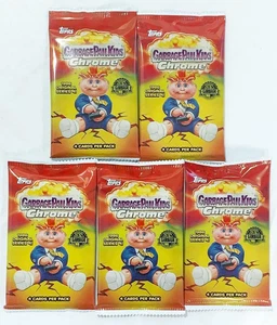 5 Packs Topps 2021 GPK Garbage Pail Kids Chrome Series 4 - Bild 1 von 12
