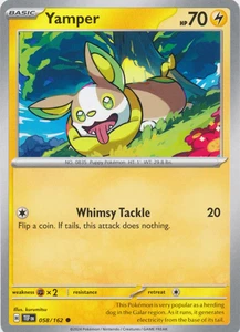 Yamper 058/162 Temporal Forces Pokemon TCG Common - Picture 1 of 1
