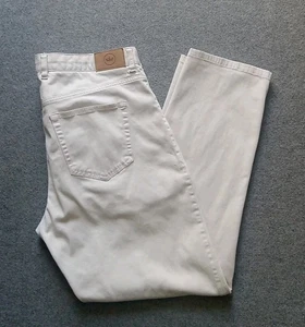 Peter Millar ultimative Satin 5-Pocket-Hose für Herren 35 x 29 gerades Bein khaki gebraucht, in einwandfreiem Zustand - Bild 1 von 12