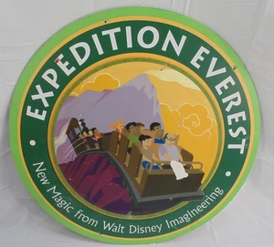 Seltenes Original Expedition Everest Walt Disney World Fahrt Medaillon Schild 23" gebraucht  - Bild 1 von 4