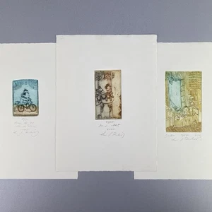 Sammlung Radierungen v. Lisa Sophie Rackwitz (*1980), Halle (Saale), 1998-2002 - Bild 1 von 9