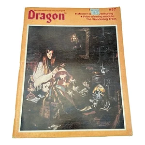 Vintage Dragon Magazine Dungeons and Dragons Issue 57 Vol 4 No 7 1982 - Picture 1 of 10