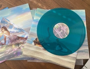 Kylie Minogue Teal Turquoise Tension II 2 Vinyl Album - Picture 1 of 5