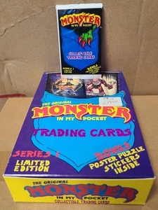 1991 Source Group Monster In My Pocket Trading Cards 36 Factory Sealed Packs - Bild 1 von 1
