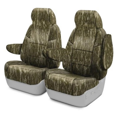 For GMC Yukon XL 15-20 Mossy Oak 2nd Row Camo Bottomland Custom Seat Covers Foto 1 de 4