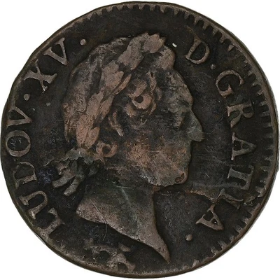 [#1164140] France, Louis XV, 1/2 Sol à la vieille tête, 1769, Besançon, Cop, per - Image 1 of 2