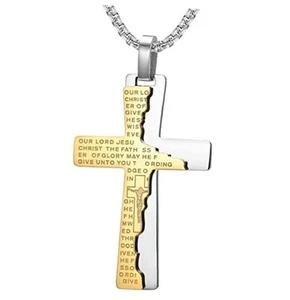 Cross Pendant for Car Rear View Mirror Decor Jesus Charm Women Car Mirror  - Picture 1 of 7