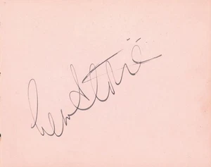 Vintage Mystery Star Autograph - Picture 1 of 1