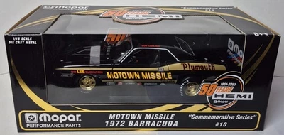1972 Barracuda "Motown Missile" Mopar Performance Parts 1:18 Diecast Car - Image 1 of 4