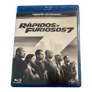 New Blu-Ray Rapidos Furiosos 7 Spanish Bluray Fast & Furious 7 Extended Version - Picture 1 of 2