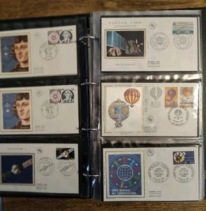 Album Of 104 First Day Covers Aerospace, Aviation, Balloon, Aeronautics. - Picture 1 of 24