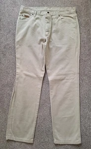 Wrangler Texas Jeans Mens W38 L32 Beige Straight leg - Picture 1 of 12