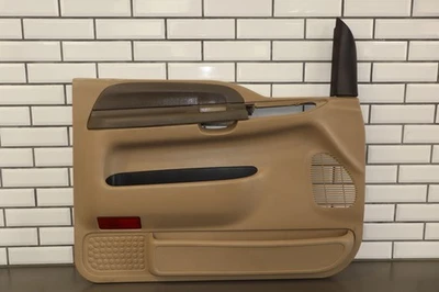 00-01 Ford F250 Super Duty Panel de puerta interior delantero izquierdo pergamino medio Foto 1 de 4