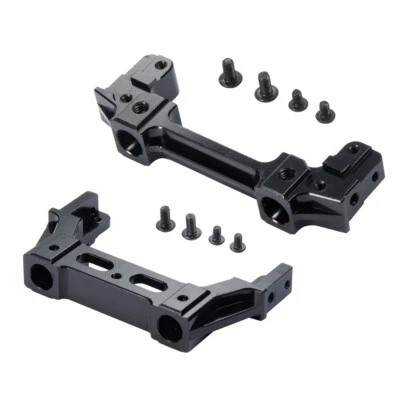 1pair Aluminum Front Rear Plate Bumper Mount For 1/10 RC Axial SCX10II 90046 Car - Image 1 of 3