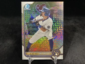 SAL FRELICK 2022 BOWMAN CHROME #BCP-250 PROSPECT MOJO REFRACTOR / BREWERS - Picture 1 of 2