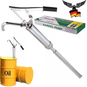 Fasspumpe für 50 100 200L Fässer Hand Hebel Pumpe Ölfasspumpe Ölpumpe 20L/min - Bild 1 von 17
