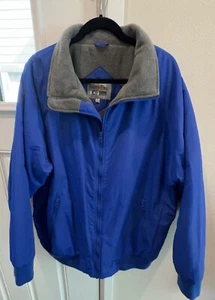 Vintage Against The Elements Men's Ski Jacket Fleece Lined XL Blue - Picture 1 of 12