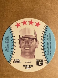 STEVE ROGERS 1976 CAROUSEL DISC CARD - Bild 1 von 2