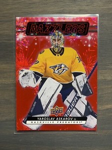 2023-24 Upper Deck Series 1 Yaroslav Askarov Rookie Red Dazzlers DZ-12 Predators