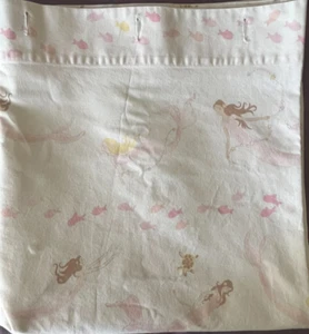 Pottery Barn Kids Isabelle Pink Mermaid Printed Shower Curtain ~ Beach - Picture 1 of 4