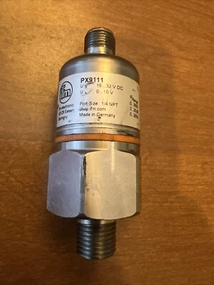 🔥IFM PX9111 PRESSURE TRANSMITTER 16-32VDC, 0-10V, Used, Free Ship🇺🇸 - Image 1 of 4