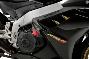 Puig R19 Frame Sliders 2021-2024 Aprilia RSV4 / Factory, Gray - P/N: 21355N - Picture 1 of 2