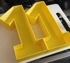 Large Letters for Sweet filling Birthday Cake Alternative / Table Decoration