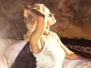 Steve Hanks " Seeking The Light  "  RARE CANVAS  # 114 / 125 (Mint) RARE - Picture 1 of 4