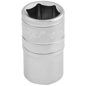 Draper Tools 1/2 Square Drive 6 Point Metric Socket (15mm) - Picture 1 of 1