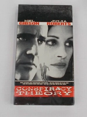 1997 NOS Conspiracy Theory   VHS tape factory sealed Warner watermark  - Image 1 of 4
