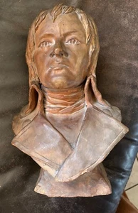 SELTENE Terrakotta ORIGINAL NAPOLEON BONAPARTE datiert Georges François MUGNIER - Bild 1 von 7