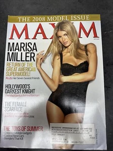 Maxim 2008 Model Issue Marisa Miller Magazine Scarface Supermodel - Picture 1 of 3