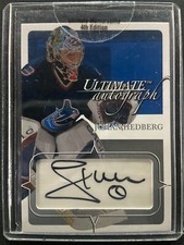 2003-04 In the Game BAP Ultimate Autograph #66 Johan Hedberg AUTO /135