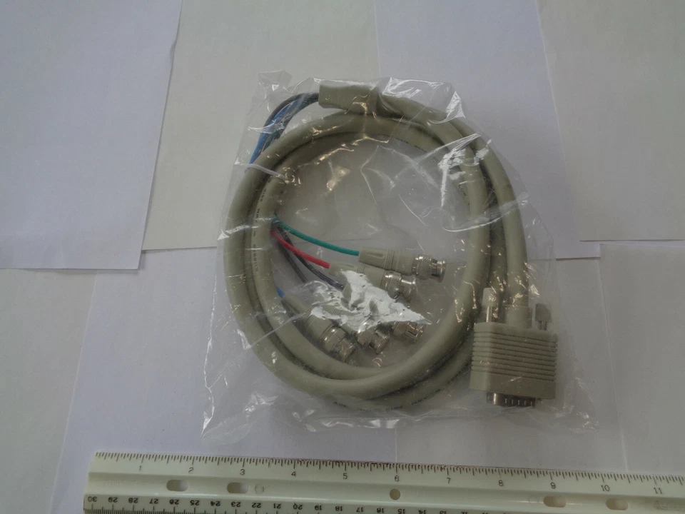 Copartner 5-wire BNC to DB-15 Data Cable E119932 - Image 1 of 4