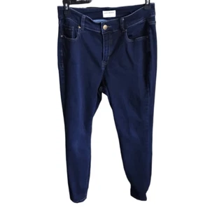 Jeans ajustados de tiro alto Lane Bryant para mujer talla 14 banda mágica cintura denim (Gc) - Imagen 1 de 7