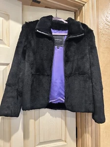 Andrew Marc Damen schwarz gescherte Kaninchenjacke Gr. Groß - Bild 1 von 7