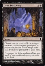 Grim Discovery *PLAYSET* Magic MtG x4 Zendikar SP