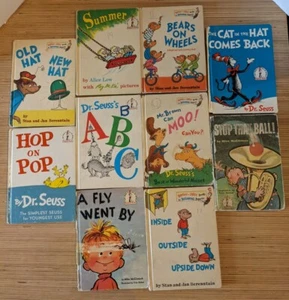 Lote De 10 Libros Dr Seuss De Colección Tapa Dura ABC Mr Brown Berenstein Bears - Imagen 1 de 10