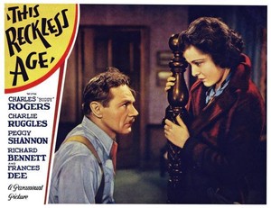 This Reckless Age US Lobby Card Charles Ruggles Frances Dee Old Movie Photo