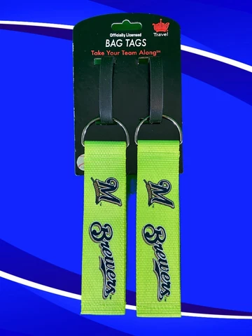 Milwaukee Brewers set of 2 Bag Tags Cover