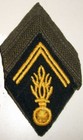 GUERRE ALGERIE LOSANGE DE BRAS auxiliaire GENDARMERIE avant 1962 1ère classe 