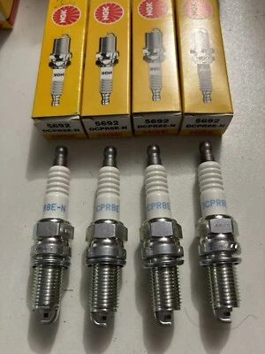 NGK DCPR8E-N ( 5692 ) X4 SPARKPLUGS - Image 1 of 2