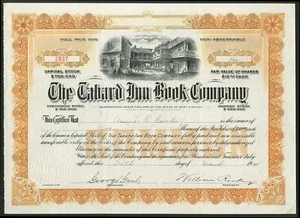 USA: Tabard Inn Book Company, Stammaktien, 1914 - Bild 1 von 1