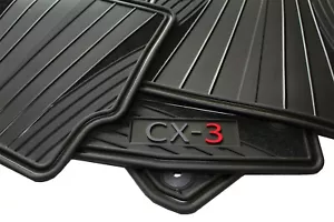 Set of all weather OEM MAZDA CX3 2016-2025 Floor Mats - Picture 1 of 6
