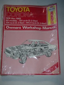 Haynes Owners Workshop Manual - Toyota Corona 1974 - 1982 - #360 Softcover - Picture 1 of 3